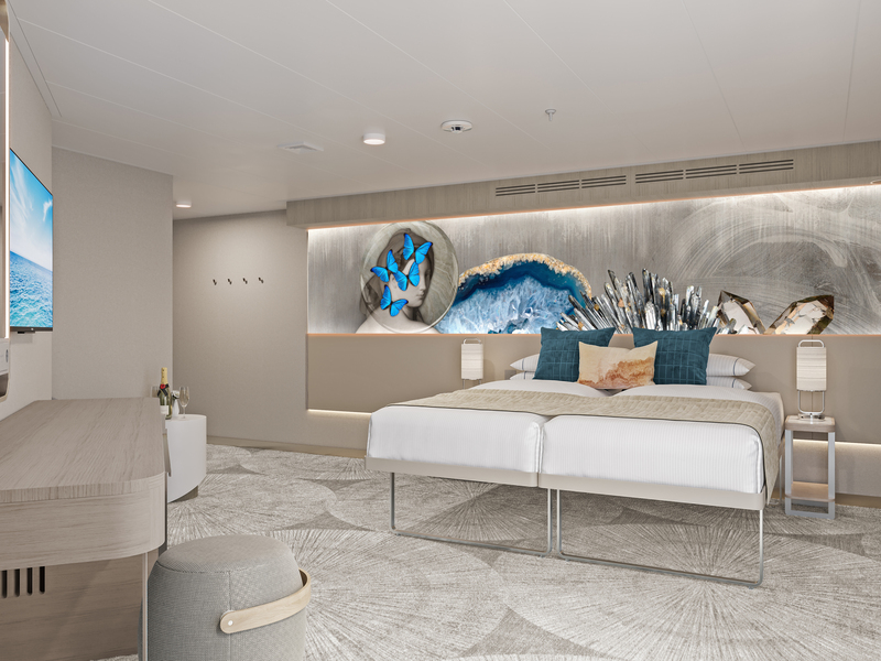 Aft-Facing Suite with Large Balcony